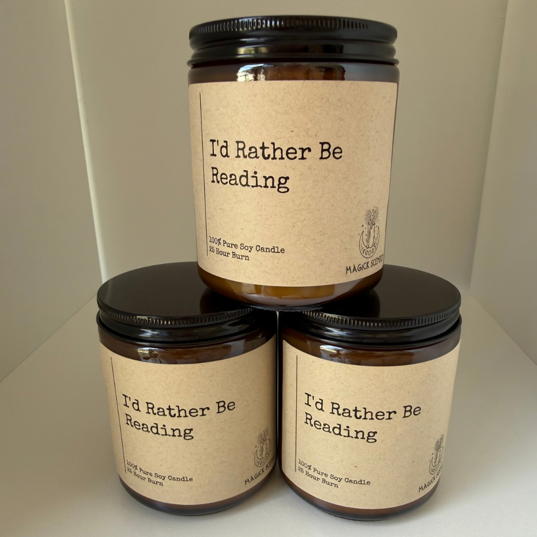 I'd Rather Be Reading | 100% Soy Candle